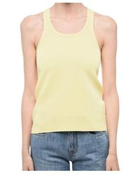 Jil Sander - Ribbed Racer-Back Top - Lyst
