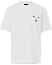 Fendi - Simple Short-Sleeved Shirt - Lyst