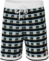 CASABLANCA - Crochet Mosaic Shorts - Lyst