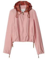 Burberry - Cropped Newcott Hooded Jacket - Lyst