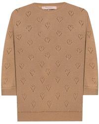 Twinset - Crew-Neck Knit Top - Lyst