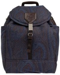 Etro - Pegaso-Motif Drawstring Backpack Backpack - Lyst