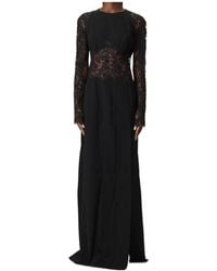 Ermanno Scervino - Lace-Paneled Maxi Dress - Lyst
