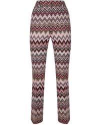 Missoni - Zigzag Patterned Trousers - Lyst