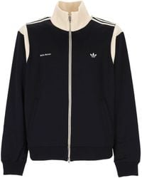 adidas - X Wales Bonner Zip Up Long Sleeved Sweatshirt - Lyst