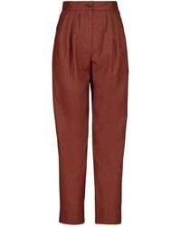 Blazé Milano - Blazé Milano Patea Pleated Straight-Leg Trousers - Lyst
