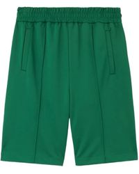 Palm Angels - Curved Logo Track Shorts - Lyst
