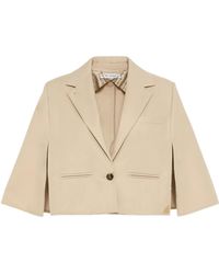 Max Mara - Water-Repellent Gabardine Cape - Lyst