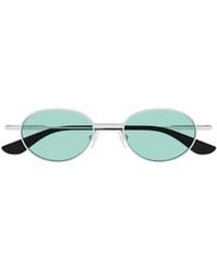 McQueen - Eyewear Oval Frame Sunglasses - Lyst