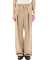 Ann Demeulemeester - Botel Pleated Wide-Leg Trousers - Lyst