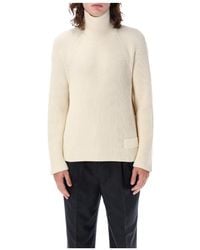 Ami Paris - High Neck Ribbed Jumper - Lyst