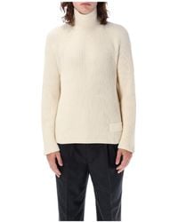 Ami Paris - High Neck Ribbed Jumper - Lyst