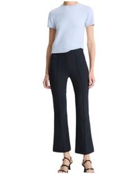 Vince - High-Waist Flared Pants - Lyst