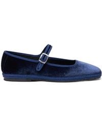 SCAROSSO - Petra Velvet Slippers - Lyst