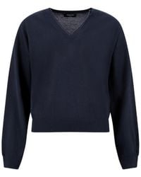 Fabiana Filippi - Long-Sleeve V-Neck Sweater - Lyst