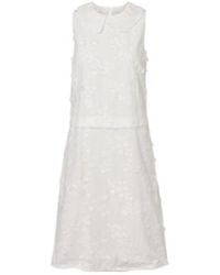Dorothee Schumacher - Light Volumes Cotton Fil Coupé Midi Dress - Lyst