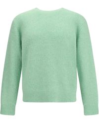 sunflower - Long-Sleeved Crew Neck Sweater - Lyst