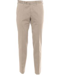 PT01 - Pt Torino Pleat Detailed Tailored Trousers - Lyst