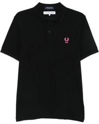 Comme des Garçons - Logo-Embroidered Cotton Polo Shirt - Lyst