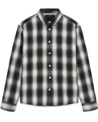 AllSaints - Holborn Check Shirt - Lyst