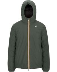K-Way - Jack St Thermo Reversible Hooded Down Jacket - Lyst