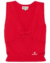 ShuShu/Tong - Bow-Detail Knitted Top - Lyst