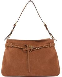 Pinko - Belted Large Shoulder Bag - Lyst