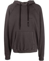 Off-White c/o Virgil Abloh - Diag Stripe Cotton Hoodie - Lyst