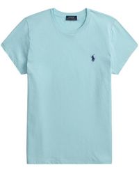 Polo Ralph Lauren - Logo Embroidered Crewneck T-Shirt - Lyst