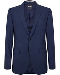 BOSS - Single-Breasted Blazer - Lyst