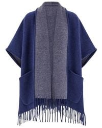Ferragamo - Cashmere Cape - Lyst