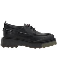 Off-White c/o Virgil Abloh - Sponge Round Toe Lace-Up Derby Shoes - Lyst
