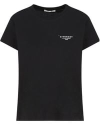 Givenchy - Logo Printed Crewneck T-Shirt - Lyst