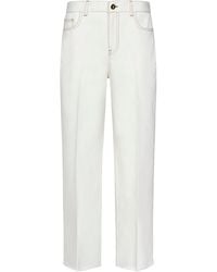 Giambattista Valli - Frayed-Edges Jeans - Lyst