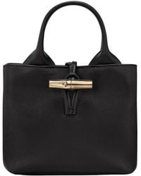Longchamp - Le Roseau Xs Leather Mini Bag - Lyst