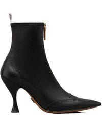 Thom Browne - Wingtip Leather Ankle Boots - Lyst