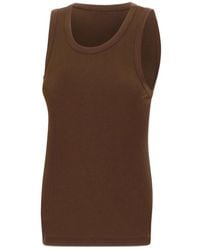 Entire studios - Sleeveless Ribbed Tank Top - Lyst