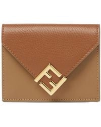 Fendi - Ff Diamonds Tri-Fold Wallet - Lyst