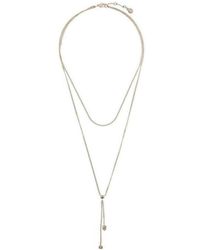 McQueen - Skull Pendant Necklace - Lyst