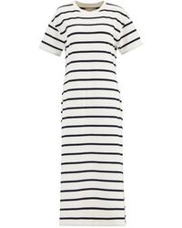 Barbour - Selena Striped Midi Dress - Lyst