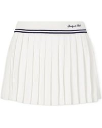 Sporty & Rich - Pleated Mini Skirt - Lyst