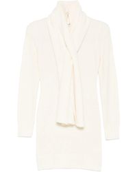 AYA MUSE - Amar Scarf Mini Dress - Lyst