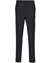 Prada - Stripe-Detailed Tailored Trousers - Lyst