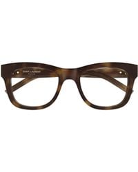 Saint Laurent - Eyewear Square Frame Glasses - Lyst
