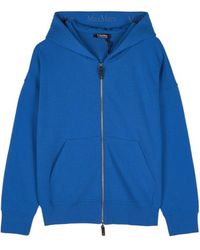 Max Mara - Long-Sleeved Hooded Sweatshirt - Lyst
