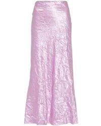 The Attico - Crinkled Satin Slip Skirt - Lyst
