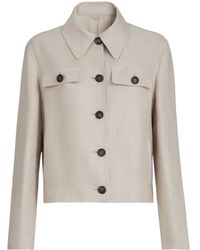 Brunello Cucinelli - Buttoned Shirt Blazer - Lyst