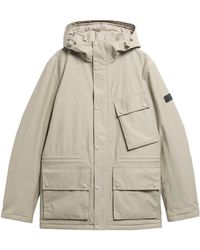 Barbour - Hooded Multipocket Utility Parka - Lyst