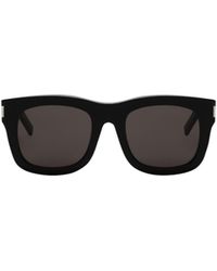 Saint Laurent - Simple Rectangular Sunglasses - Lyst