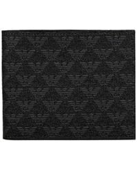 Emporio Armani - Logo Details Wallet - Lyst